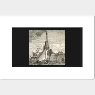 Pharos (lighthouse) of Alexandria Egypt Posters and Art